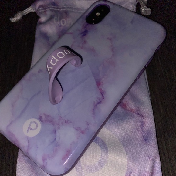 Purple marble loopy case (righty)